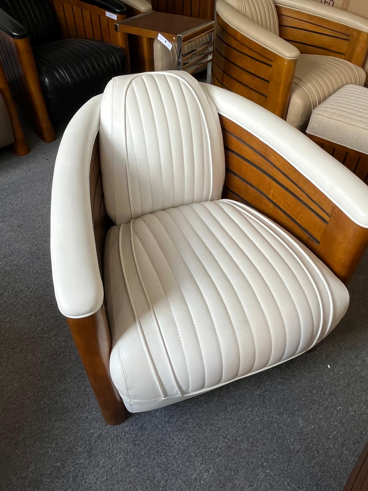 Fauteuil bois & ivoire